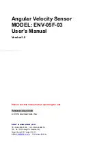 Preview for 1 page of ETEK ENV-05F-03 User Manual