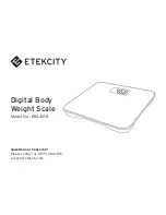 Preview for 1 page of ETEKCITY EB4410B Manual