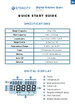 ETEKCITY EK4150 Series Quick Start Manual предпросмотр