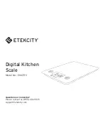 ETEKCITY EK6211-S Manual preview