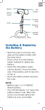 Preview for 5 page of ETEKCITY EL11 Manual