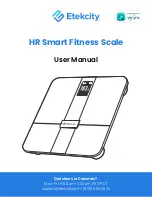 ETEKCITY HR Smart Fitness Scale User Manual preview