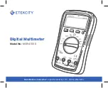 ETEKCITY MSR-A1000 Manual preview