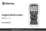 ETEKCITY MSR-A2000 User Manual preview