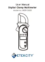 ETEKCITY MSR-C600 User Manual preview