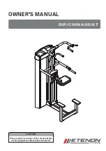 ETENON Fitness DIP/CHIN ASSIST Owner'S Manual предпросмотр