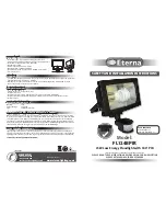 Eterna FL124BPIR Safety And Installation Instructions предпросмотр