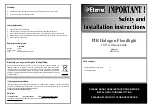 Предварительный просмотр 1 страницы Eterna PIRF500180 Installation Instructions