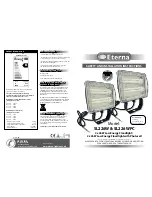 Предварительный просмотр 1 страницы Eterna SL226W Safety And Installation Instructions