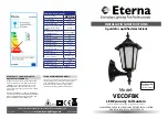 Eterna VECOFBK Installation Instructions preview