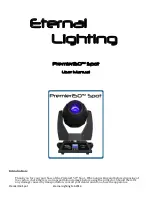 Eternal Lighting Premier150 Spot User Manual предпросмотр