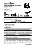 Eternal GU125T Installation And Operation Manual preview