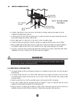 Предварительный просмотр 16 страницы Eternity Plus JSW40-20VH Installation Manual