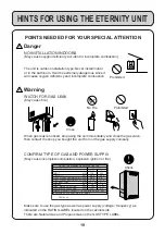 Предварительный просмотр 21 страницы ETERNITY G26 Installation And Operating Instruction