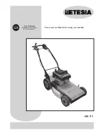 Etesia AK 51 User Manual preview