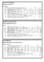 Preview for 3 page of Etesia AV 51 Use And Maintenance Manual