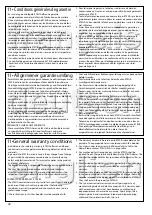 Preview for 42 page of Etesia AV 51 Use And Maintenance Manual