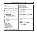 Preview for 5 page of Etesia AV95 User Manual