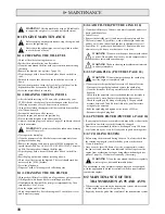 Preview for 18 page of Etesia AV95 User Manual