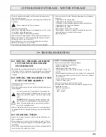 Preview for 23 page of Etesia AV95 User Manual