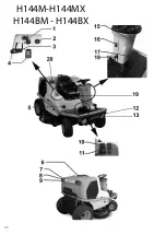 Предварительный просмотр 22 страницы Etesia H124B User Manual