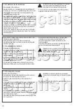 Предварительный просмотр 40 страницы Etesia H124B User Manual