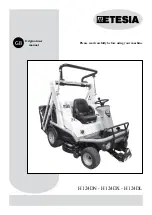 Etesia H124DL Original User Manual предпросмотр