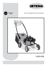 Etesia LKCGM Original User Manual предпросмотр