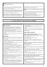 Preview for 3 page of Etesia PA362E User Manual