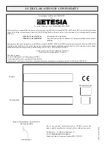 Preview for 24 page of Etesia PHCS Original User Manual