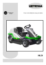 Etesia SKD User Manual предпросмотр