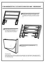 Preview for 2 page of Ethan Home 315B WINGBACK KING Assembly Instruction