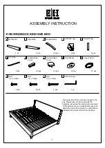 Preview for 3 page of Ethan Home 315B WINGBACK KING Assembly Instruction