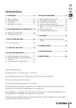 Preview for 35 page of Etherma ETZ-230-1CR Operating And Assembly Instructions Manual