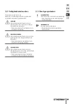 Preview for 39 page of Etherma ETZ-230-1CR Operating And Assembly Instructions Manual