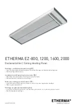 Etherma EZ-800 Installation And Operating Instructions Manual preview