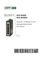 Ethernet Direct HUSKY HUE-500SEN User Manual предпросмотр