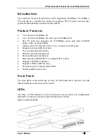 Предварительный просмотр 3 страницы EtherWAN 5-Port and 8-Port Pocket Size Fast Ethernet Switch User Manual