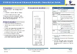 Preview for 1 page of EtherWAN ED3541 Installation Manual