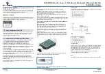 Preview for 2 page of EtherWAN EG99000 Series Installation Manual