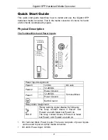 Предварительный просмотр 1 страницы EtherWAN EL9020 Quick Start Manual