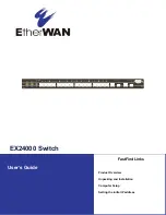 EtherWAN EX24000 User Manual preview