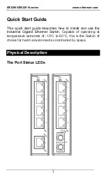 Preview for 1 page of EtherWAN EX32905 Series Quick Start Manual