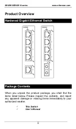 Предварительный просмотр 9 страницы EtherWAN EX42905 Series Quick Start Manual