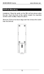 Предварительный просмотр 14 страницы EtherWAN EX42905 Series Quick Start Manual