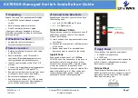 Предварительный просмотр 1 страницы EtherWAN EX70900 Installation Manual