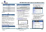 Предварительный просмотр 2 страницы EtherWAN EX70900 Installation Manual