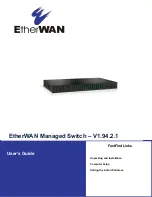 Предварительный просмотр 1 страницы EtherWAN EX72129A User Manual