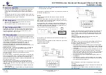 Предварительный просмотр 2 страницы EtherWAN EX77964 Installation Manual