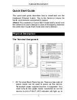 EtherWAN EX94000 Quick Start Manual предпросмотр